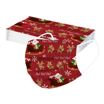 20pc Disposable 3-layer Masks Unisex Printed Christmas Soft Masks For Adults Breathable Stretchable Earloop Protection Face Mask
20pc Disposable 3-layer Masks Unisex Printed Christmas Soft Masks For Adults Breathable Stretchable Earloop Protection Face Mask
