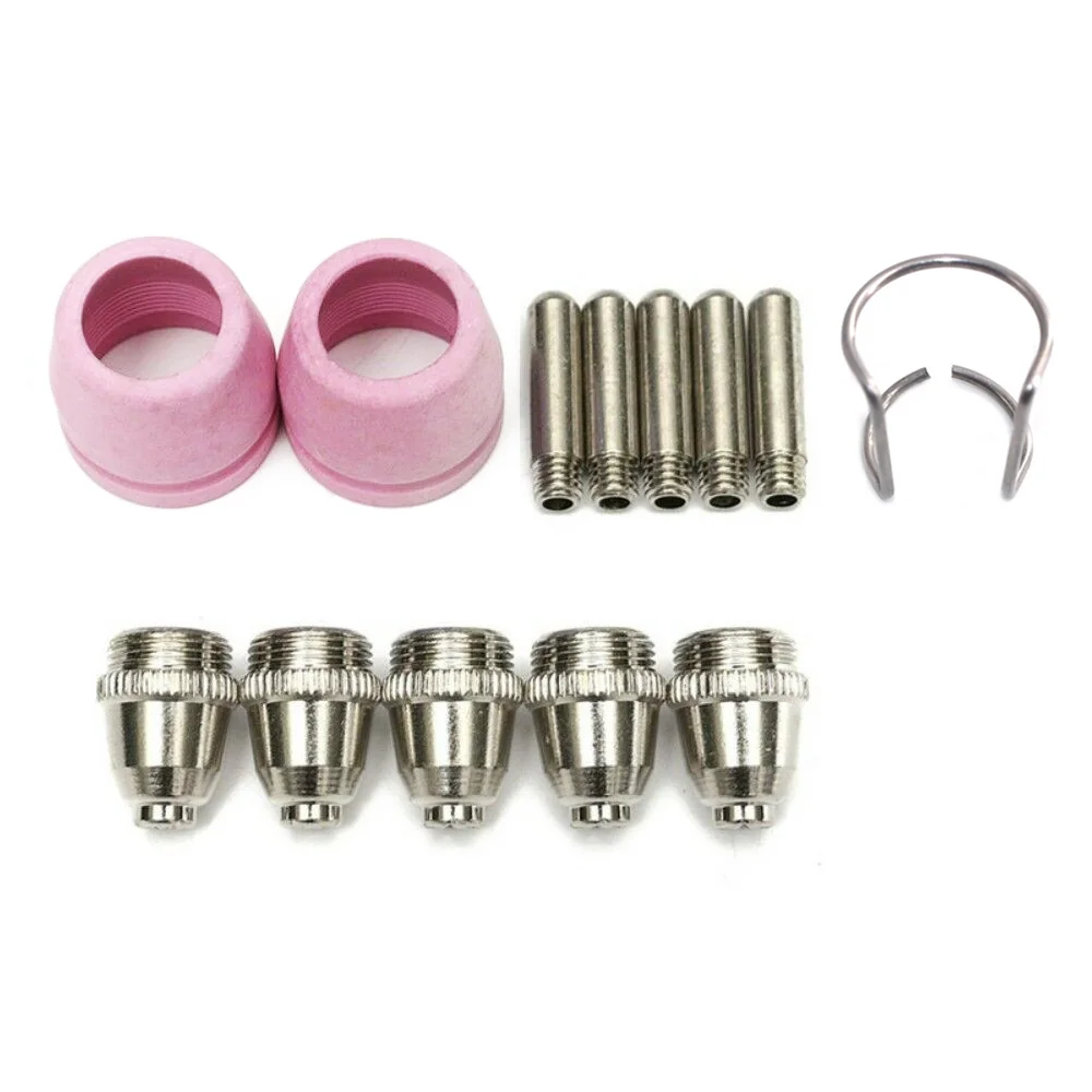 13PCS SG55 CUT50P/60P Plasma Welder Cutter Consumables Kit Nozzles Cup for AG60 Welding Torch
13PCS SG55 CUT50P/60P Plasma Welder Cutter Consumables Kit Nozzles Cup for AG60 Welding Torch