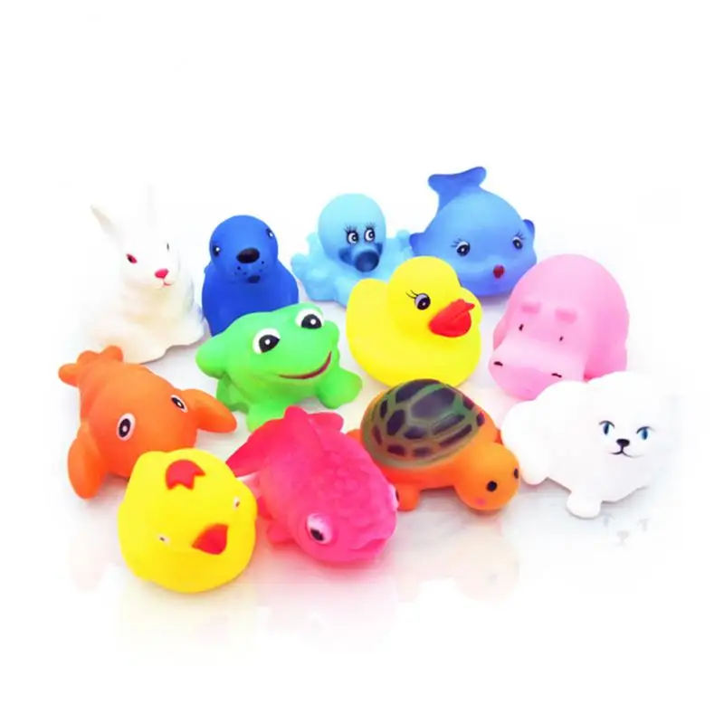 Bath Toy Rubber Duck Infant Swiming Floating Latex Children Kids Squeeze-sounding Dabbling Ducks Hippo Turtle 12Pcs
Bath Toy Rubber Duck Infant Swiming Floating Latex Children Kids Squeeze-sounding Dabbling Ducks Hippo Turtle 12Pcs