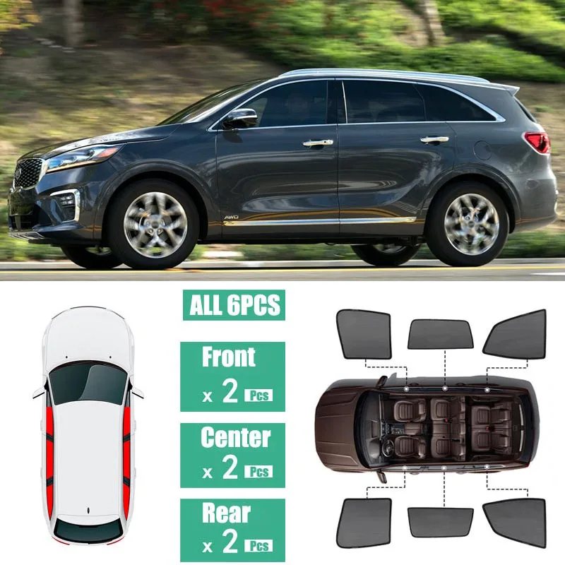 Side Windows Magnetic Sun Shade UV Protection Ray Blocking Mesh Visor Fit For Kia Sorento 2015-2018
Side Windows Magnetic Sun Shade UV Protection Ray Blocking Mesh Visor Fit For Kia Sorento 2015-2018