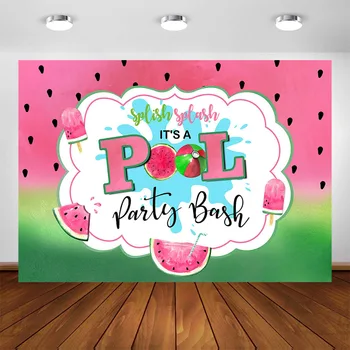 Pool Party Decorations Backdrop Watermelon Party Photography Backdrops Summer Melon Pool Birthday Party Photo Booth Background 
Pool Party Decorations Backdrop Watermelon Party Photography Backdrops Summer Melon Pool Birthday Party Photo Booth Background