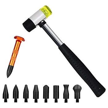 10Pcs Car Body Paintless Dent Repair Tools with Knock Down Head Tap Down Tools Set Dent Repair Kit
10Pcs Car Body Paintless Dent Repair Tools with Knock Down Head Tap Down Tools Set Dent Repair Kit
