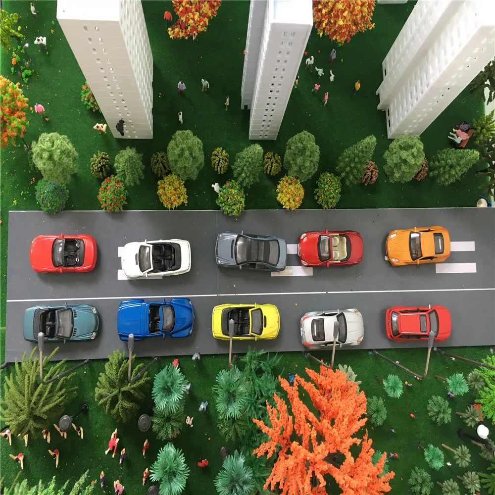 architecture model metal car kits toy3