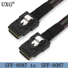 1M 75cm Internal Mini SAS 36Pin SFF-8087 To Mini SAS 36pin SFF-8087 Server Hard Disk Raid Data Cable For Controller To Backplane
1M 75cm Internal Mini SAS 36Pin SFF-8087 To Mini SAS 36pin SFF-8087 Server Hard Disk Raid Data Cable For Controller To Backplane