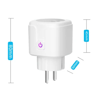 Smart WiFi Plug Adaptor 16A Remote Voice Control Power Monitor Socket Outlet Timing Function work with Alexa Google Home Tuya
Smart WiFi Plug Adaptor 16A Remote Voice Control Power Monitor Socket Outlet Timing Function work with Alexa Google Home Tuya