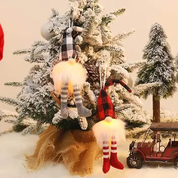 2pcs Christmas Gnome Santa Doll Toy Hanging Xmas Tree Ornament LED Light Holiday 
2pcs Christmas Gnome Santa Doll Toy Hanging Xmas Tree Ornament LED Light Holiday