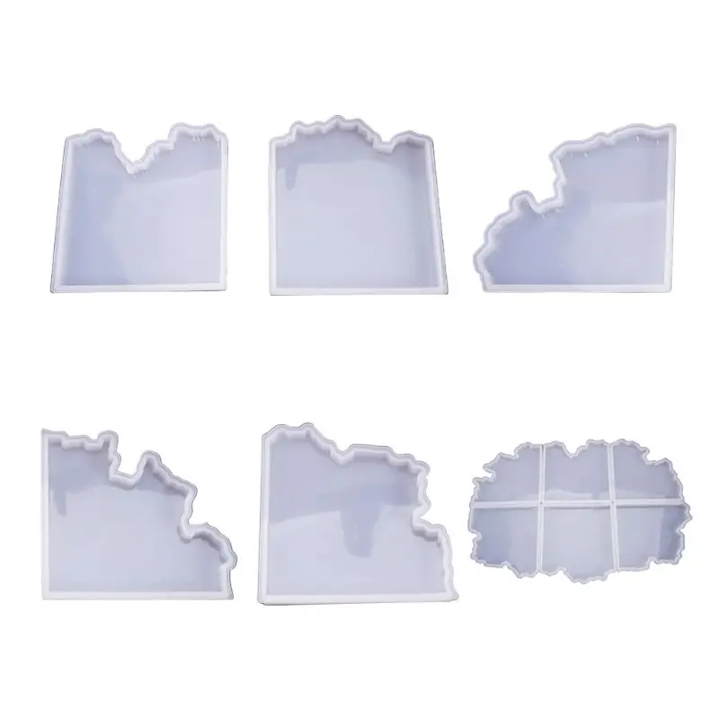 Crystal Epoxy Resin Mold Irregular Coaster Casting Silicone Mould Handmade DIY Crafts Decorations Making Tool
Crystal Epoxy Resin Mold Irregular Coaster Casting Silicone Mould Handmade DIY Crafts Decorations Making Tool