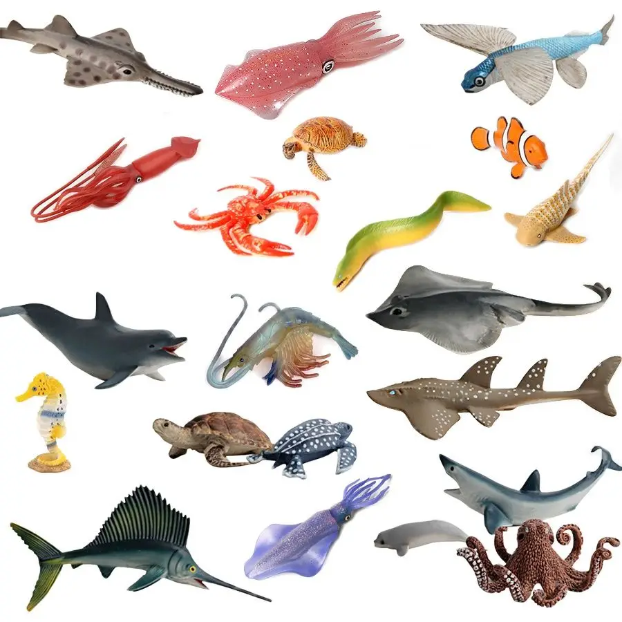 Ocean Sea Animals Figure Toys,Realistic Ocean Creatures Action Models, Kids Educational Cognitive Juguetes for Kids Assorted 
Ocean Sea Animals Figure Toys,Realistic Ocean Creatures Action Models, Kids Educational Cognitive Juguetes for Kids Assorted
