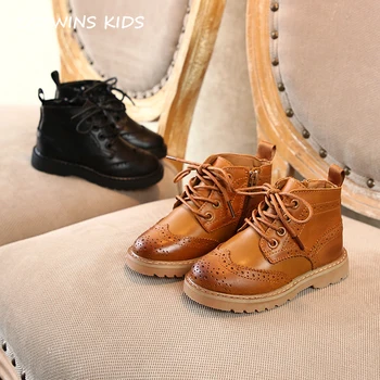 Kids Boots Shoes 2019 Autumn Girls Fashion Real Leather Martin Boots Boys British Style Shoes Children Black Breathable MB003
Kids Boots Shoes 2019 Autumn Girls Fashion Real Leather Martin Boots Boys British Style Shoes Children Black Breathable MB003