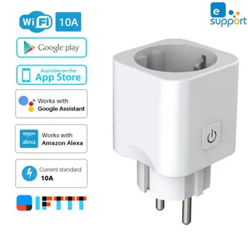 Smart Plug WiFi Socket EU 10A Timing Function eWeLink APP Control Works With Alexa Google Assistant IFTTT
Smart Plug WiFi Socket EU 10A Timing Function eWeLink APP Control Works With Alexa Google Assistant IFTTT