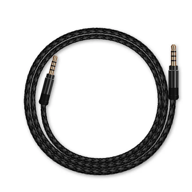 1.5m Multi-color Nylon Jack Aux Cable 3.5 Mm To 3.5mm Audio Cable Male To Male Kabel Plug Aux Cord For phone laptop
1.5m Multi-color Nylon Jack Aux Cable 3.5 Mm To 3.5mm Audio Cable Male To Male Kabel Plug Aux Cord For phone laptop