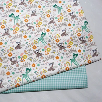 Bambi Xiaolu 100% cotton twill printed fabric bedding handmade DIY cartoon printed cotton fabric
Bambi Xiaolu 100% cotton twill printed fabric bedding handmade DIY cartoon printed cotton fabric