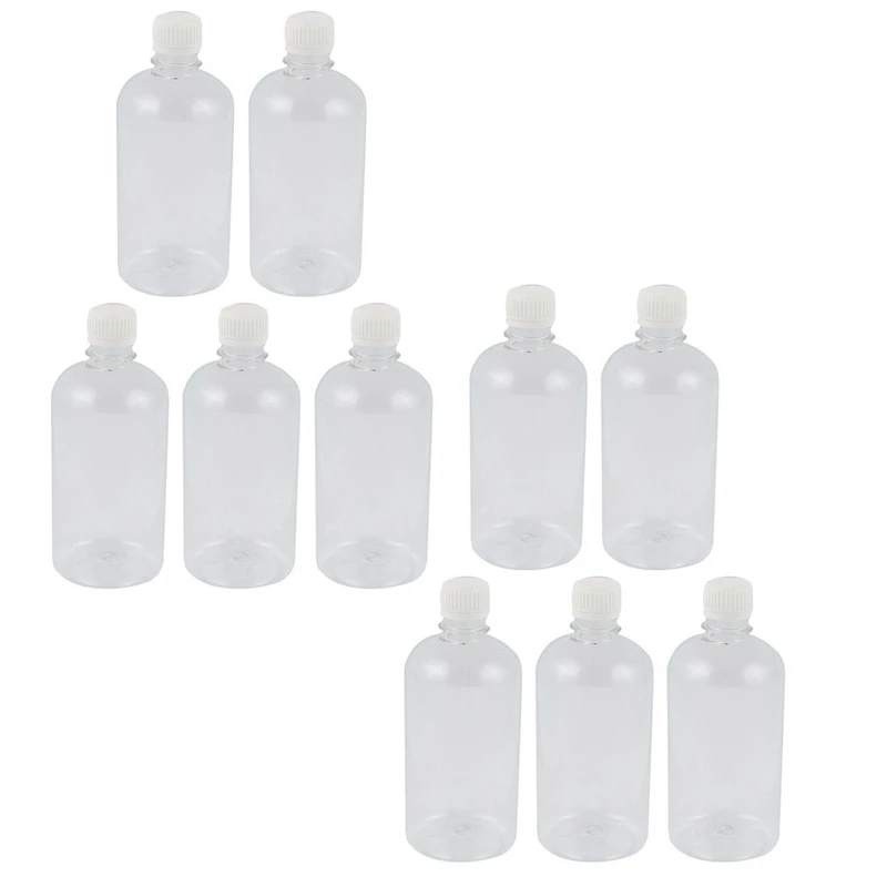 10Pcs 500ml Clear Plastic Lab Seal Reagent Bottle Chemical Graduation Sample Bottle 
10Pcs 500ml Clear Plastic Lab Seal Reagent Bottle Chemical Graduation Sample Bottle