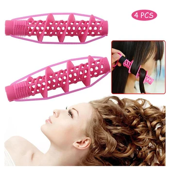 4Pcs Big Wave Curls Rollers Curlers Curling Fashion Hair Styling Tools Heat-Free Spiral Magical Rollers Harmless 
4Pcs Big Wave Curls Rollers Curlers Curling Fashion Hair Styling Tools Heat-Free Spiral Magical Rollers Harmless