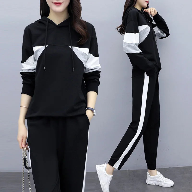 2020 Spring Clothing New Style Large Size Dress Large GIRL'S-Style Geometry Joint Hooded Casual Tops Pants Two-Piece Set
2020 Spring Clothing New Style Large Size Dress Large GIRL'S-Style Geometry Joint Hooded Casual Tops Pants Two-Piece Set