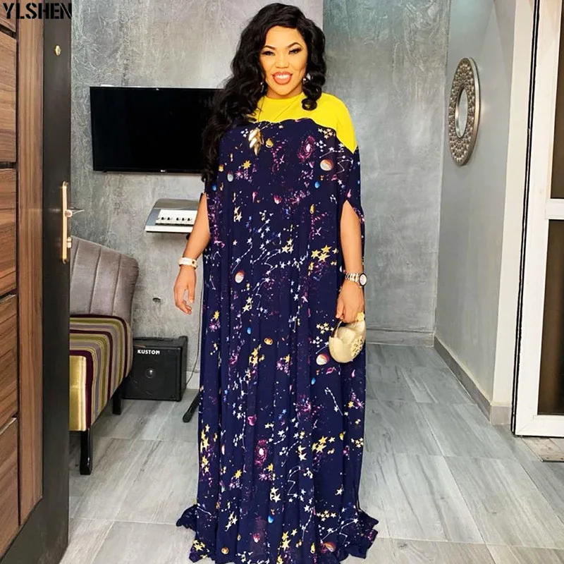 2020 Long Maxi Dress African Dresses For Women Dashiki Plus Size Summer Dress Ladies Traditional African Clothing Fairy Dreess 12