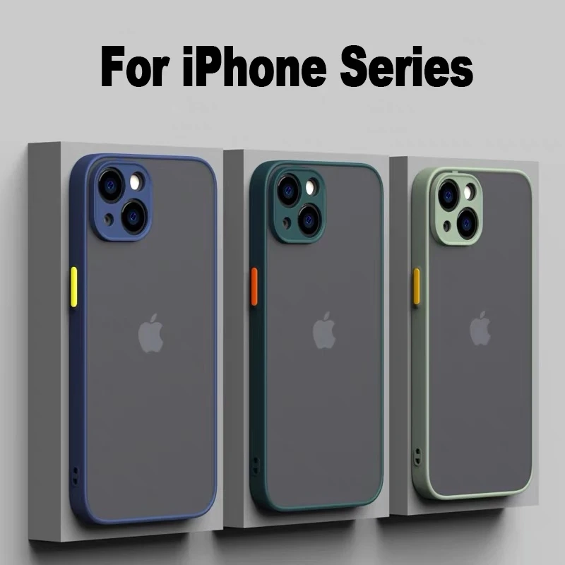 10 шт. противоударный бронированный матовый чехол для iPhone 13 12 11 Pro Max XR X S 6 7 8 Plus SE, мини Силиконовый мягкий бампер, прозрачный жесткий чехол из поликарбоната 
10 шт. противоударный бронированный матовый чехол для iPhone 13 12 11 Pro Max XR X S 6 7 8 Plus SE, мини Силиконовый мягкий бампер, прозрачный жесткий чехол из поликарбоната