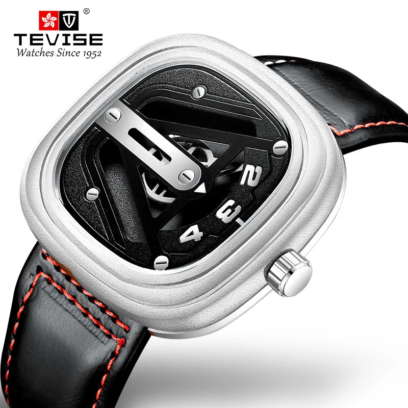 Relogio Masculino TEVISE Men Automatic Mechanical Watch Fashion Square Dial Leather Watch Waterproof Sport Military Male Clock 
Relogio Masculino TEVISE Men Automatic Mechanical Watch Fashion Square Dial Leather Watch Waterproof Sport Military Male Clock