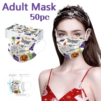 50/100pc Halloween Printing Mask Adult Man And Woman Protective Disposable Face Mask Masque De Protection Mondmaskers Mascarilla 
50/100pc Halloween Printing Mask Adult Man And Woman Protective Disposable Face Mask Masque De Protection Mondmaskers Mascarilla