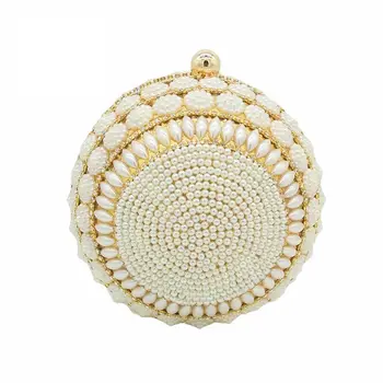 Ladies pearl decoration clutch bag beaded gold ball wrist bag handmade evening bag luxury small beaded banquet bag
Ladies pearl decoration clutch bag beaded gold ball wrist bag handmade evening bag luxury small beaded banquet bag