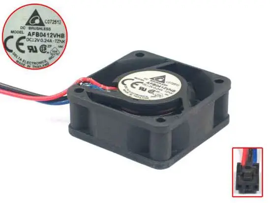 Охлаждающий вентилятор для сервера Delta Electronics AFB0412VHB TZNK, постоянный ток 12 В, 0,24 А, 3 провода, 40x40x15 мм
Охлаждающий вентилятор для сервера Delta Electronics AFB0412VHB TZNK, постоянный ток 12 В, 0,24 А, 3 провода, 40x40x15 мм