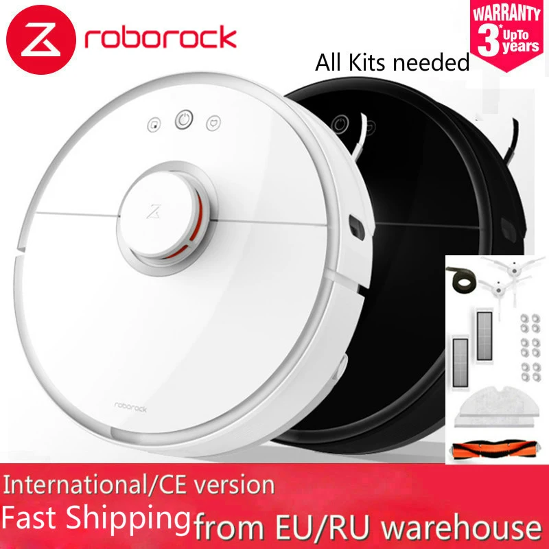 

Original Xiaomi Roborock S50 S55 Vacuum Cleaner 2 MI Robot Smart Planned Cleaning support Amazon Alexa Google Home