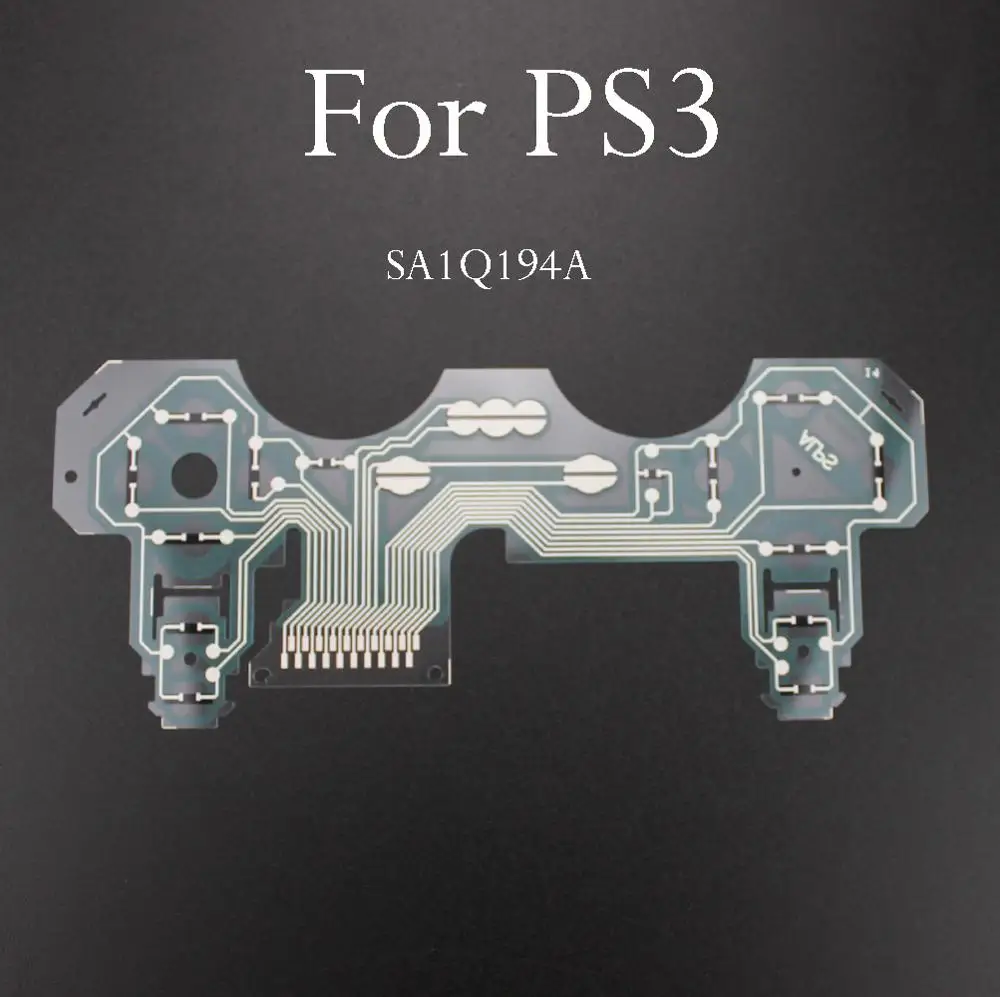 Circuit Film Button Ribbon Conductive Keyboard Flex PCB SA1Q194A Replacement for PS3 Playstation 3 Vibration Handle Controller
Circuit Film Button Ribbon Conductive Keyboard Flex PCB SA1Q194A Replacement for PS3 Playstation 3 Vibration Handle Controller