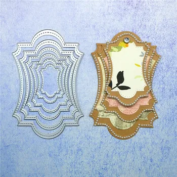 YaMinSanNiO Hollow Frame Background Dies Metal Cutting Dies Frame for DIY Scrapbooking Card Album Embossing Crafts Die Cut New 
YaMinSanNiO Hollow Frame Background Dies Metal Cutting Dies Frame for DIY Scrapbooking Card Album Embossing Crafts Die Cut New