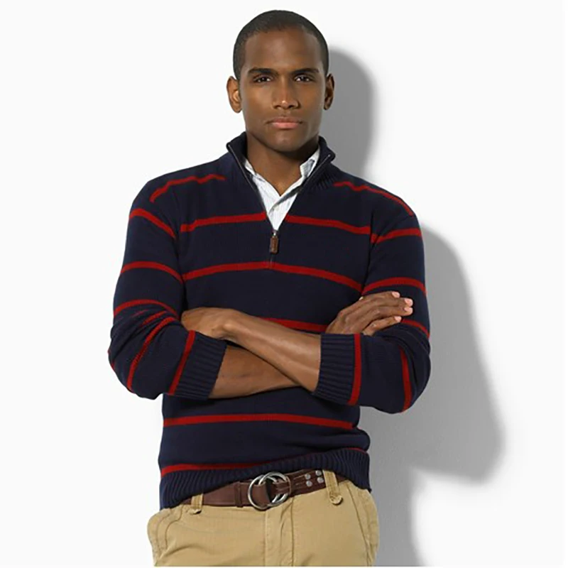 2019 Winter Sweater Men V-neck Casual Striped Jumpers Sweaters Mens Long Sleeve Pullovers Famous Brand Thick Sweater Men M-3XL
2019 Winter Sweater Men V-neck Casual Striped Jumpers Sweaters Mens Long Sleeve Pullovers Famous Brand Thick Sweater Men M-3XL