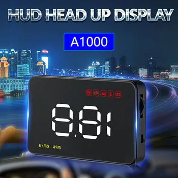 Universal HUD Digital Dashboard Overspeed Speedometer Alarm A1000 OBD2 Car Head Up Display
Universal HUD Digital Dashboard Overspeed Speedometer Alarm A1000 OBD2 Car Head Up Display