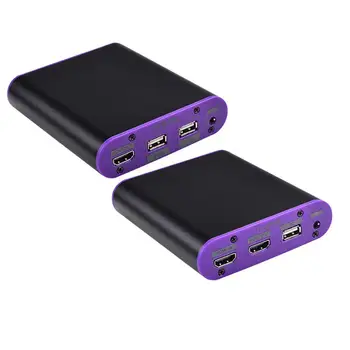 HDMI KVM Extender Over Environmental Protection and Durability TCP IP by Cat6 Support Gigabit Network Switch up to 200m
HDMI KVM Extender Over Environmental Protection and Durability TCP IP by Cat6 Support Gigabit Network Switch up to 200m