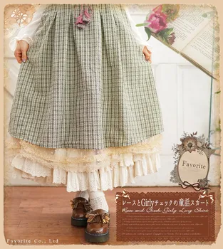 2020 new mori girl patchwork design striple double layers womens fashion skirts 
2020 new mori girl patchwork design striple double layers womens fashion skirts