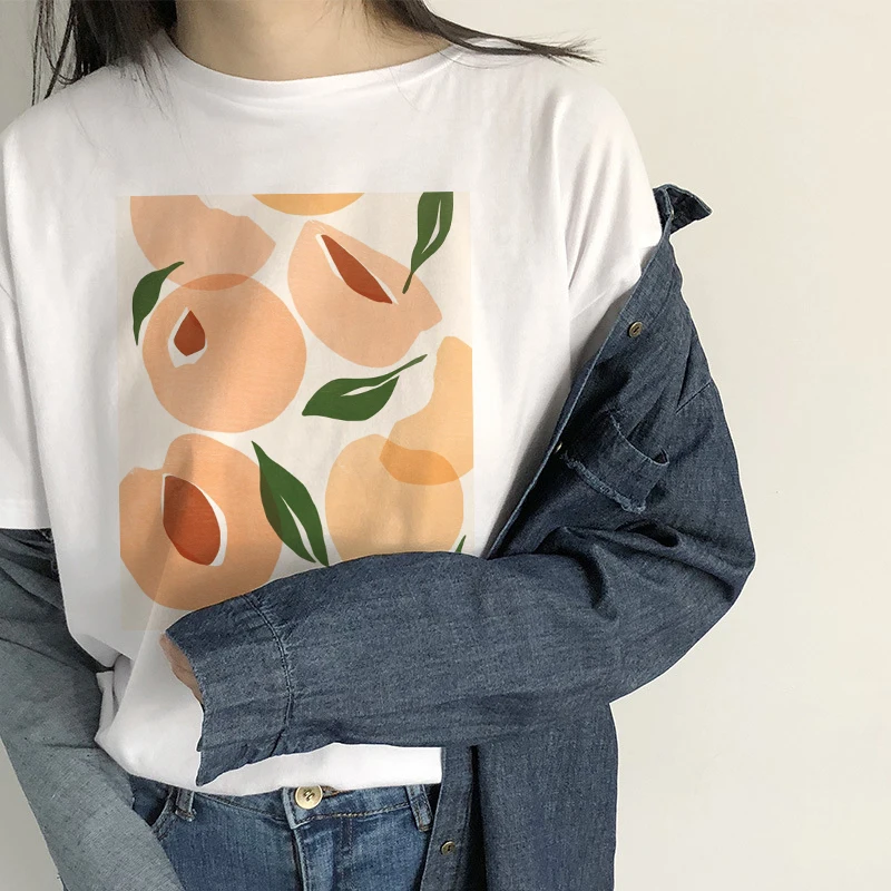 Fruit Chic Printing Peach T-Shirts Women Aesthetic Summer Ins Graphic Tees Woman Tshirts Fashion Short Sleeve Clothing Female
Fruit Chic Printing Peach T-Shirts Women Aesthetic Summer Ins Graphic Tees Woman Tshirts Fashion Short Sleeve Clothing Female