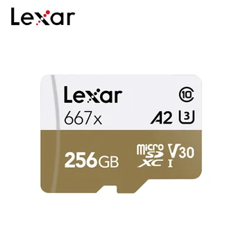 

Original Lexar Professional TF Memory Card 667x 256GB SDXC V30 A2 U3 Class 10 Max 100MB/s Mirco SD Card With Adapter