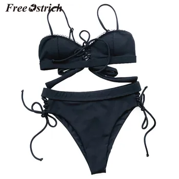 Free Ostrich Sexy Underwear Women Set Summer Bandage Biquini Set Push Up Bra High Waist Panties Bra And Panty Set Lace Lingerie 
Free Ostrich Sexy Underwear Women Set Summer Bandage Biquini Set Push Up Bra High Waist Panties Bra And Panty Set Lace Lingerie