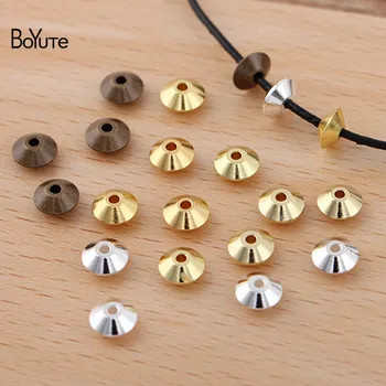 BoYuTe (500 Pieces/Lot) Wholesale 6*3 mm 1.5mm Hole Metal Brass Beads Diy Spacer Beads Jewelry Making Materials
BoYuTe (500 Pieces/Lot) Wholesale 6*3 mm 1.5mm Hole Metal Brass Beads Diy Spacer Beads Jewelry Making Materials