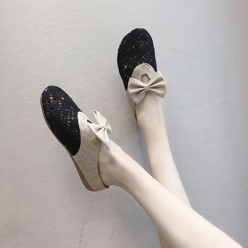 2019 Summer New Style Korean-style Bow Flat Flat Heel Closed-toe ban tuo xie Women's Fashion Outer Wear Versatile WOMEN'S Shoes
2019 Summer New Style Korean-style Bow Flat Flat Heel Closed-toe ban tuo xie Women's Fashion Outer Wear Versatile WOMEN'S Shoes