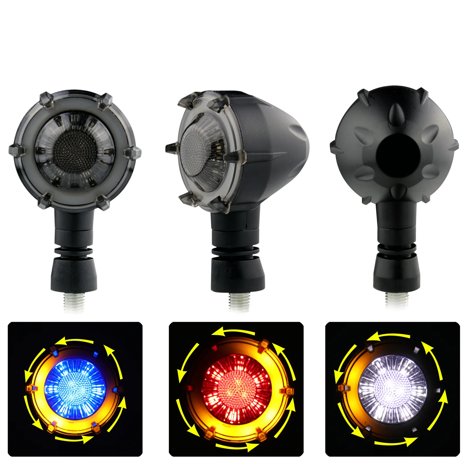 2PCS Universal Motorcycle Turn Signal Light DC12V Daytime Running Light Amber Running Light Flasher Brake Stop Light
2PCS Universal Motorcycle Turn Signal Light DC12V Daytime Running Light Amber Running Light Flasher Brake Stop Light