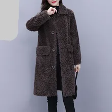 Winter Jacket Women Warm Faux Fur Lambswool Plush Coats Female Outerwear Korean Fashion Ladies Cardigans Long Sleeve Clothing
Winter Jacket Women Warm Faux Fur Lambswool Plush Coats Female Outerwear Korean Fashion Ladies Cardigans Long Sleeve Clothing