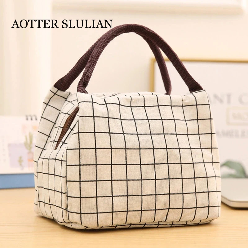 Portable Lunch Bag Thermal Insulated Lunch Boxes Grid Style Cooler Handbag Bento Pouch Dinner Container School Food Storage Bags
Portable Lunch Bag Thermal Insulated Lunch Boxes Grid Style Cooler Handbag Bento Pouch Dinner Container School Food Storage Bags