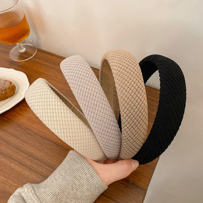 Autumn Winter Fashion Knitting Hairband Elastic Women Plaid Headband Wide Hair Hoop Bands Bow Thicken Headdress Hair Accessories
Autumn Winter Fashion Knitting Hairband Elastic Women Plaid Headband Wide Hair Hoop Bands Bow Thicken Headdress Hair Accessories
