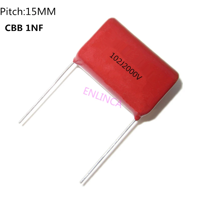 10pcs/lot 2000V 1NF 1000PF 102J 0.001UF 470pF 471J 0.47NF P15MM 15MM pitch 2000V 5% DIP CBB Polypropylene film capacitor
10pcs/lot 2000V 1NF 1000PF 102J 0.001UF 470pF 471J 0.47NF P15MM 15MM pitch 2000V 5% DIP CBB Polypropylene film capacitor