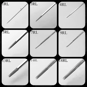 50pcs Tatoo Needles Round Liner Disposable Stainless Steel Machine Needels Percing Tols for Body Ear Nose 1RL 3RL
50pcs Tatoo Needles Round Liner Disposable Stainless Steel Machine Needels Percing Tols for Body Ear Nose 1RL 3RL