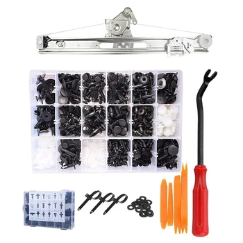 455 Pcs Car Retainer Clips Kit with Fastener Remover & 1x Power Window Regulator Without Motor for BMW E46 323I 325I 
455 Pcs Car Retainer Clips Kit with Fastener Remover & 1x Power Window Regulator Without Motor for BMW E46 323I 325I