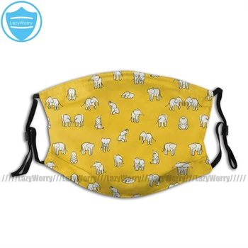 Elephant Mouth Face Mask Elephants In Yellow Facial Mask Kawai Funny with 2 Filters for Adult
Elephant Mouth Face Mask Elephants In Yellow Facial Mask Kawai Funny with 2 Filters for Adult
