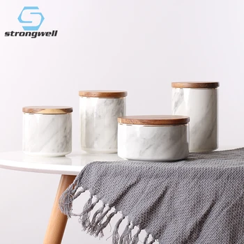 Strongwell Nordic Marble Sealed Jar Ceramic Storage Cans With Lid Storage Box Coffee Tea Multigrain Candy Jar Home Decoration
Strongwell Nordic Marble Sealed Jar Ceramic Storage Cans With Lid Storage Box Coffee Tea Multigrain Candy Jar Home Decoration