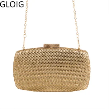 GLOIG New design women evening bags ful rhinestones clutch bags diamond chain shoulder ladies bridal handbags
GLOIG New design women evening bags ful rhinestones clutch bags diamond chain shoulder ladies bridal handbags