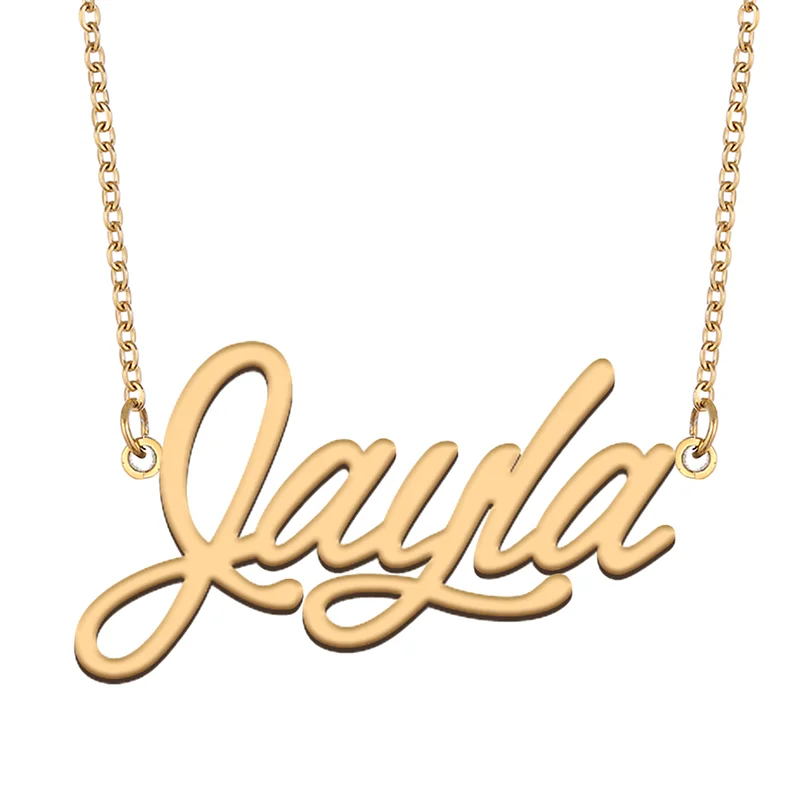 Necklace with Name Jayla for His Her Family Member Best Friend Birthday Gifts on Christmas Mother Day Valentine's Day
Necklace with Name Jayla for His Her Family Member Best Friend Birthday Gifts on Christmas Mother Day Valentine's Day