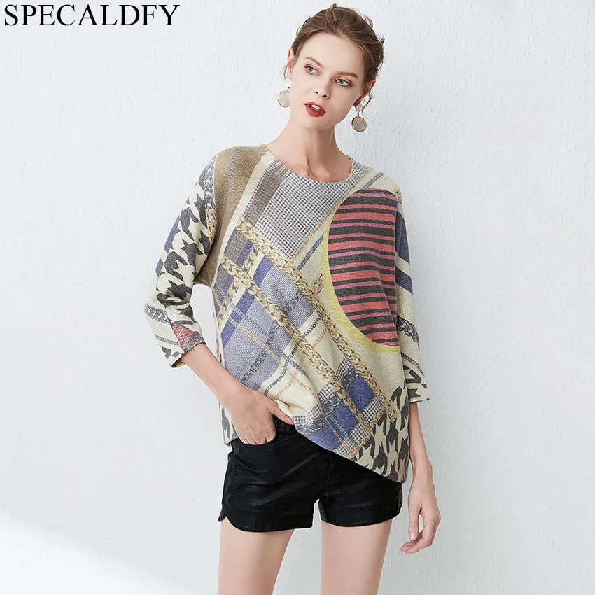 Designer Runway Sweater Women Print Casual Oversized Sweaters Knitted Pullovers Plus Size Long Pull Femme Jumer
Designer Runway Sweater Women Print Casual Oversized Sweaters Knitted Pullovers Plus Size Long Pull Femme Jumer
