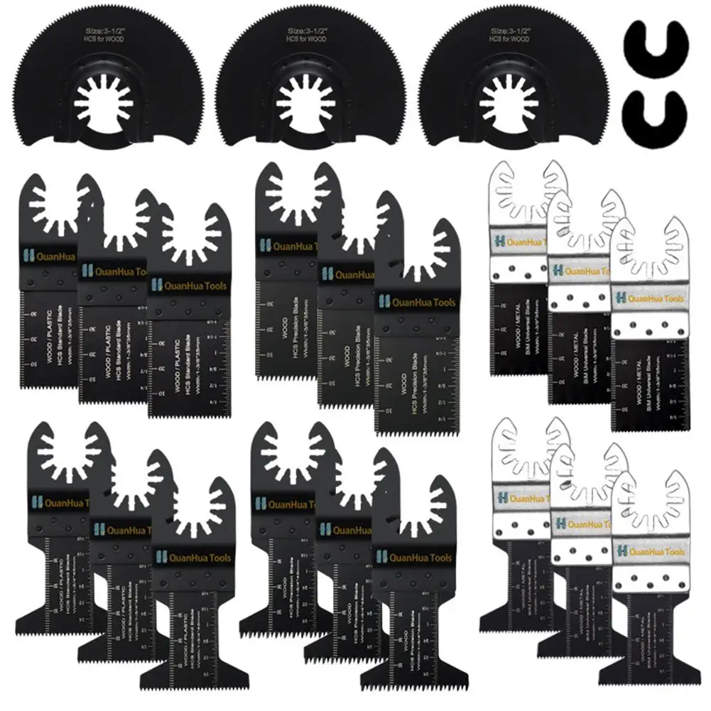 21Pcs 90mm Oscillating Multitool Saw Blades durable blade for Power Tool Refurbishment Trimmer Semicircular Saw Blade+Short Toot
21Pcs 90mm Oscillating Multitool Saw Blades durable blade for Power Tool Refurbishment Trimmer Semicircular Saw Blade+Short Toot